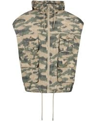 Halfboy - Hooded Nylon Vest - Lyst