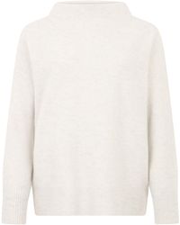 Vince - Sweater With Wide Collar - Lyst