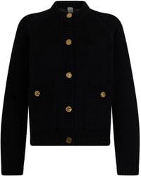 TOTEME - Cardigan With Buttons - Lyst