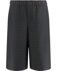 McQueen - Viscose Bermuda-Shorts - Lyst