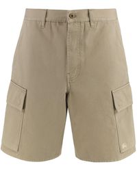 Burberry - Cotton Bermuda Shorts - Lyst