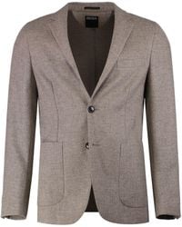 ZEGNA - Single-Breasted Two-Button Jacket - Lyst
