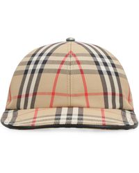 Burberry - Cappello da baseball motivo Vintage check - Lyst