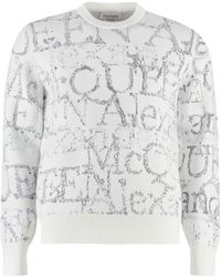 Alexander McQueen - Jacquard Wool Sweater - Lyst
