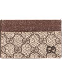 Gucci - gg Monogram Card Holder - Lyst