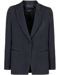 Emporio Armani - Single-Breasted One Button Jacket - Lyst