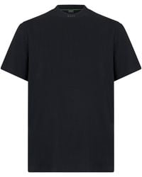 BOSS - Cotton T-Shirt With Short Sleeves - Lyst