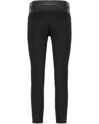 Pinko - "Leather And Stretch Fabric Pants" - Lyst