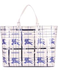 Burberry - Logo Detail Tote Bag - Lyst