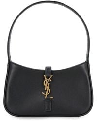 Saint Laurent - Le 5 À 7 Mini Leather Hobo Bag - Lyst