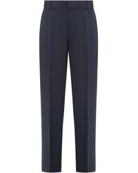 Emporio Armani - Virgin Wool Tailored Trousers - Lyst