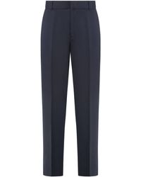 Emporio Armani - Virgin Wool Tailored Trousers - Lyst
