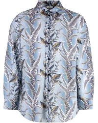 Etro - Camicia in cotone stampato - Lyst