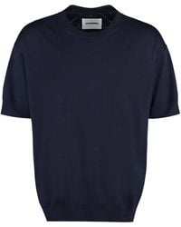 Jil Sander - Short Sleeve Wool Sweater - Lyst