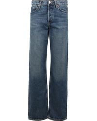 Agolde - V-Waist Kelly Wide-Leg Jeans - Lyst