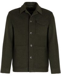 Herno - Overshirt in misto lana - Lyst