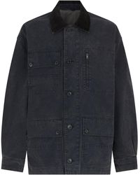 Isabel Marant - Relaxed-Fit Work Jacket With Velvet Collar - Lyst