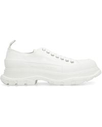 McQueen - Canvas Tread Slick Sneakers - Lyst