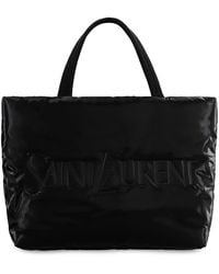 Saint Laurent - Tote bag in nylon imbottito - Lyst