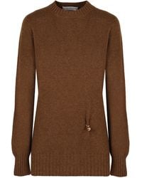 Philosophy Di Lorenzo Serafini - Luxurious Wool-Cashmere Sweater With-Tone Detail - Lyst