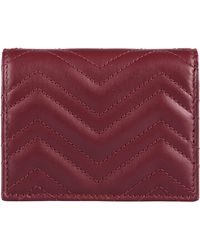 Gucci - Portafoglio GG Marmont in pelle - Lyst