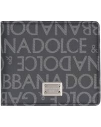 Dolce & Gabbana - Jacquard Logo Wallet - Lyst