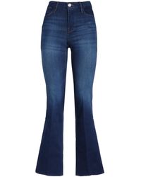 FRAME - Le Easy High-rise Flared Jeans - Lyst