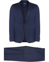 ZEGNA - Wool Blend Two-Piece Suit - Lyst