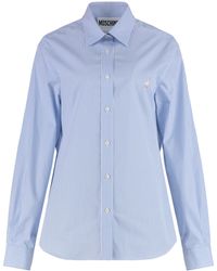 Moschino - Camicia in cotone a righe - Lyst