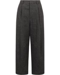 R13 - Wool Blend Trousers - Lyst