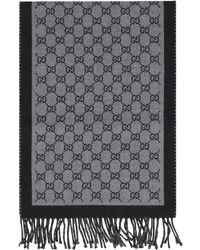 Gucci - Sciarpa in lana GG jacquard - Lyst