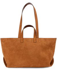 A.P.C. - Borsa tote in suede - Lyst