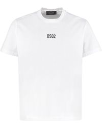 DSquared² - T-Shirt In Cotone Con - Lyst