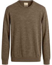 GANT - Wool Crew Neck Sweater - Lyst