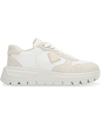 Prada - Sneakers Prax 2.0 in Re-Nylon e pelle scamosciata - Lyst