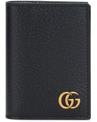 Gucci - Gg Marmont Leather Card Case - Lyst