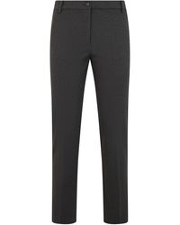 Pinko - Pinko Viscose Slim Fit Trousers - Lyst