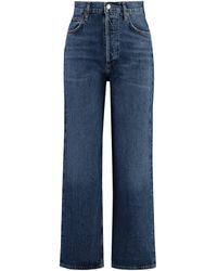 Agolde - Ren 5-Pocket Straight-Leg Jeans - Lyst