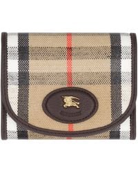 Burberry - Highlands Coated Canvas Wallet - Lyst