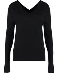 Calvin Klein - Wool V-Neck Sweater - Lyst