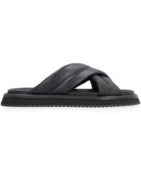 Dolce & Gabbana - Eco-leather Slides - Lyst