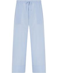 TOTEME - Loose Cotton And Linen Pants - Lyst