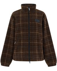 Burberry - Fleece Jacket Made Of Wool And Cashmere Blend - Lyst
