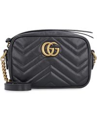 gucci gg marmont 2.0 matelassé leather shoulder bag