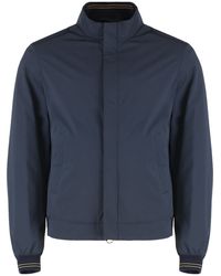Paul & Shark - Technical Fabric Waterproof Jacket Shell: Polyester Raincoats - Lyst