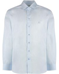 Etro - Button-Down Collar Cotton Shirt - Lyst