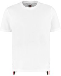 Thom Browne - Cotton Piqué T-shirt - Lyst