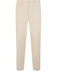 BOSS - Twill Pants Made Of Cotton Blend - Lyst