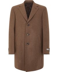 Canali - Long Wool Coat - Lyst