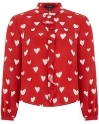 R13 - Cotton Shirt With Print - Lyst
